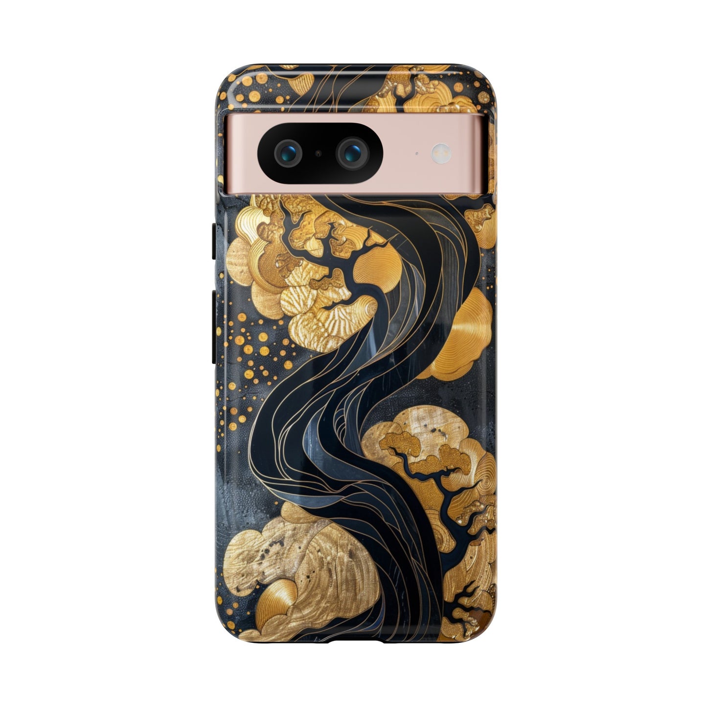 Gold and Silver Tree of Life Design Phone Case