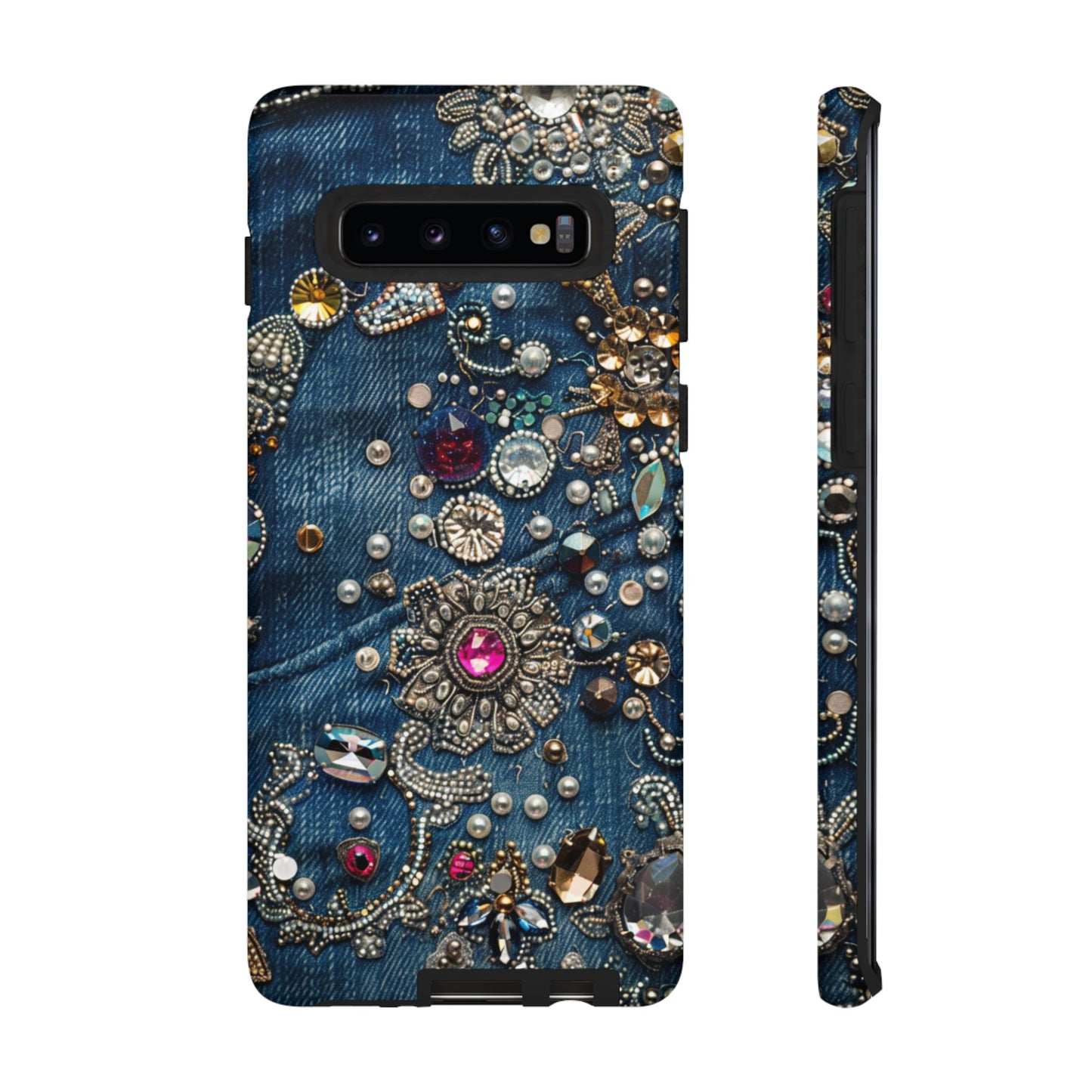 Blue Jean Queen Rhinestone Bling Phone Case