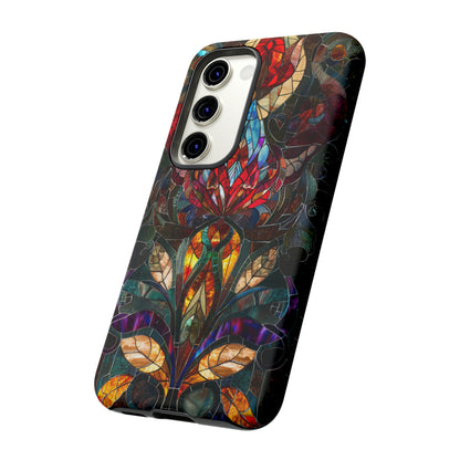 Art Deco Stained Glass floral Phone Case