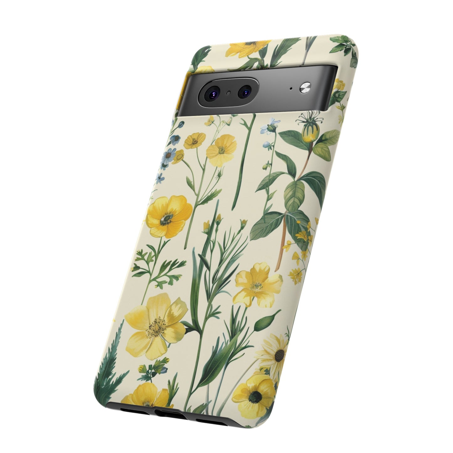 Floral Sage Yellow Wildflower Phone Case