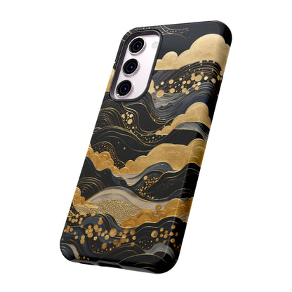 Chiyogami Mountains Tough Phone Case fits Galaxy S23 S22 S21 S20 Plus Ultra | Iphone 14 13 12 11 8 Pro Max Mini | Pixel 7 6 Pro 5 | Japanese