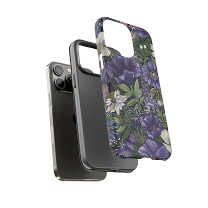 Floral Sage Purple Wildflower Phone Case