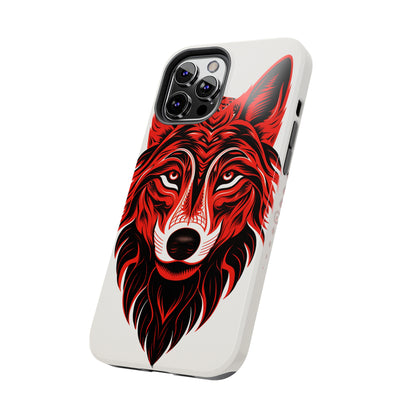 Mystic Echoes: Native American Tribal Wolf | Cultural Heritage iPhone Case