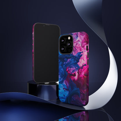 Magenta and Blue Color Explosion Phone Case