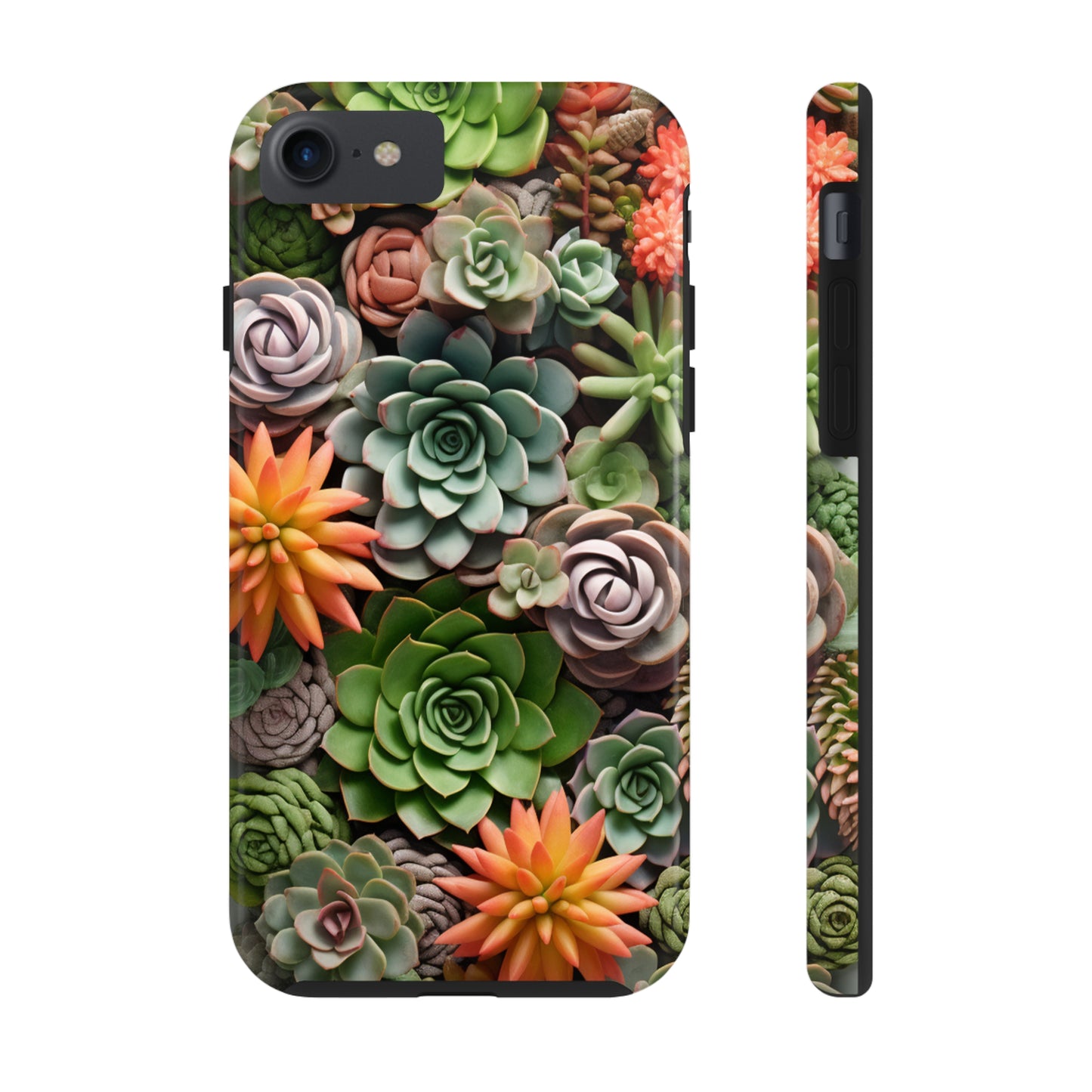 Succulent Desert Cactus Floral iPhone Case | Embrace the Beauty of Arid Elegance