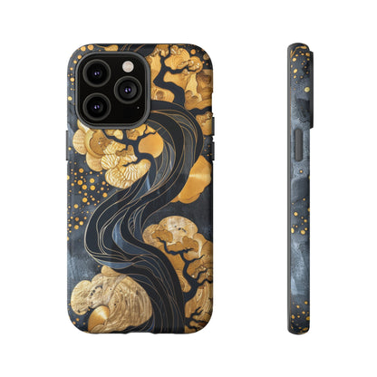 Gold and Silver Tree of Life Design Phone Case