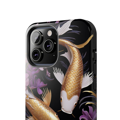 Graceful Flow: Koi Fish Inspired | Japanese Art Masterpiece iPhone Case