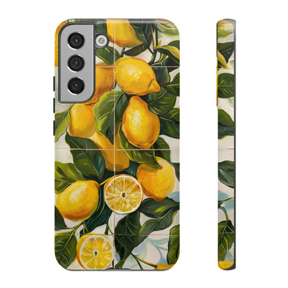 Mediterranean Lemon Italian Tile iPhone 14 Case