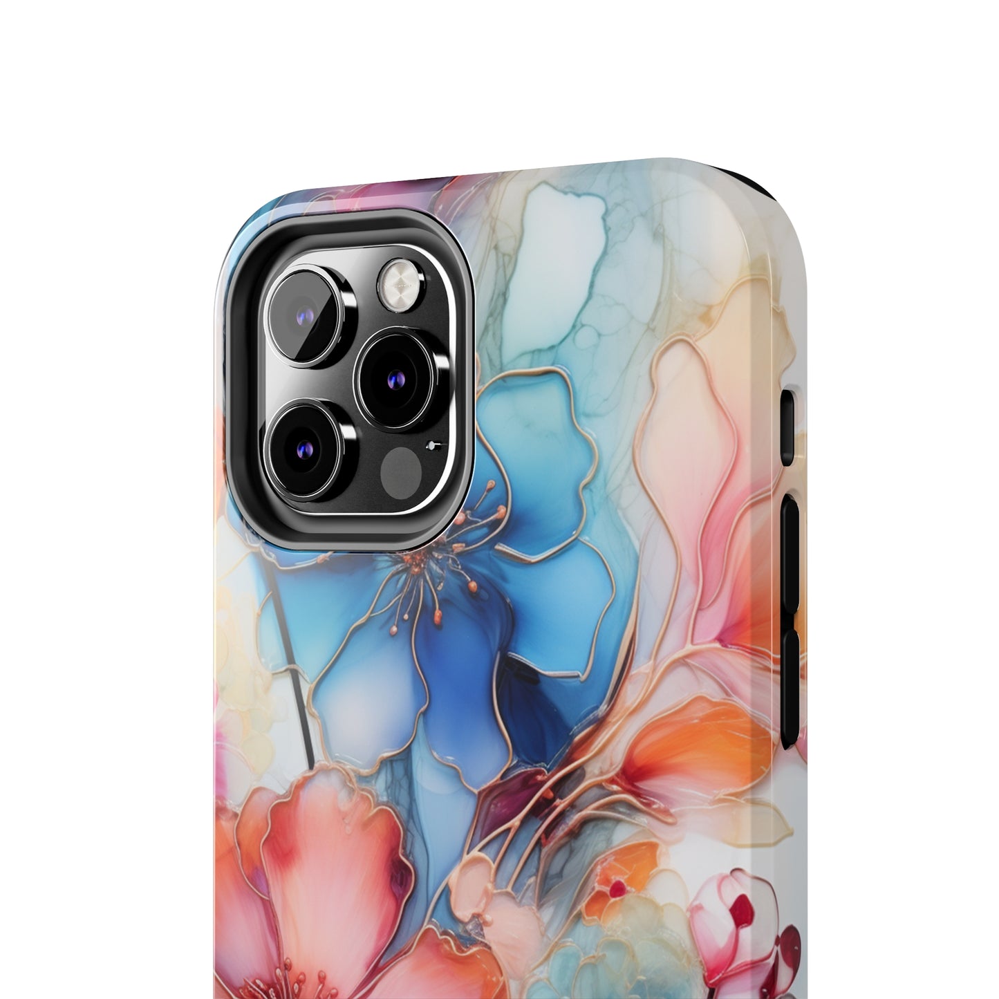 Marbled Watercolor iPhone Case | Embrace the Mesmerizing Multicolor Art