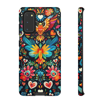 Floral Explosion Magic Hearts Phone Case