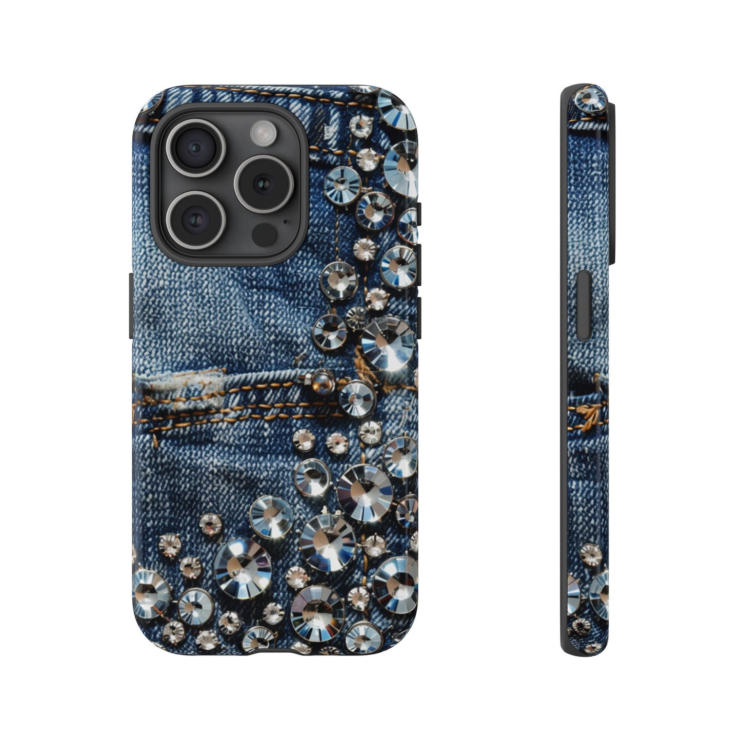 Blue Jean Queen Rhinestone Bling Phone Case