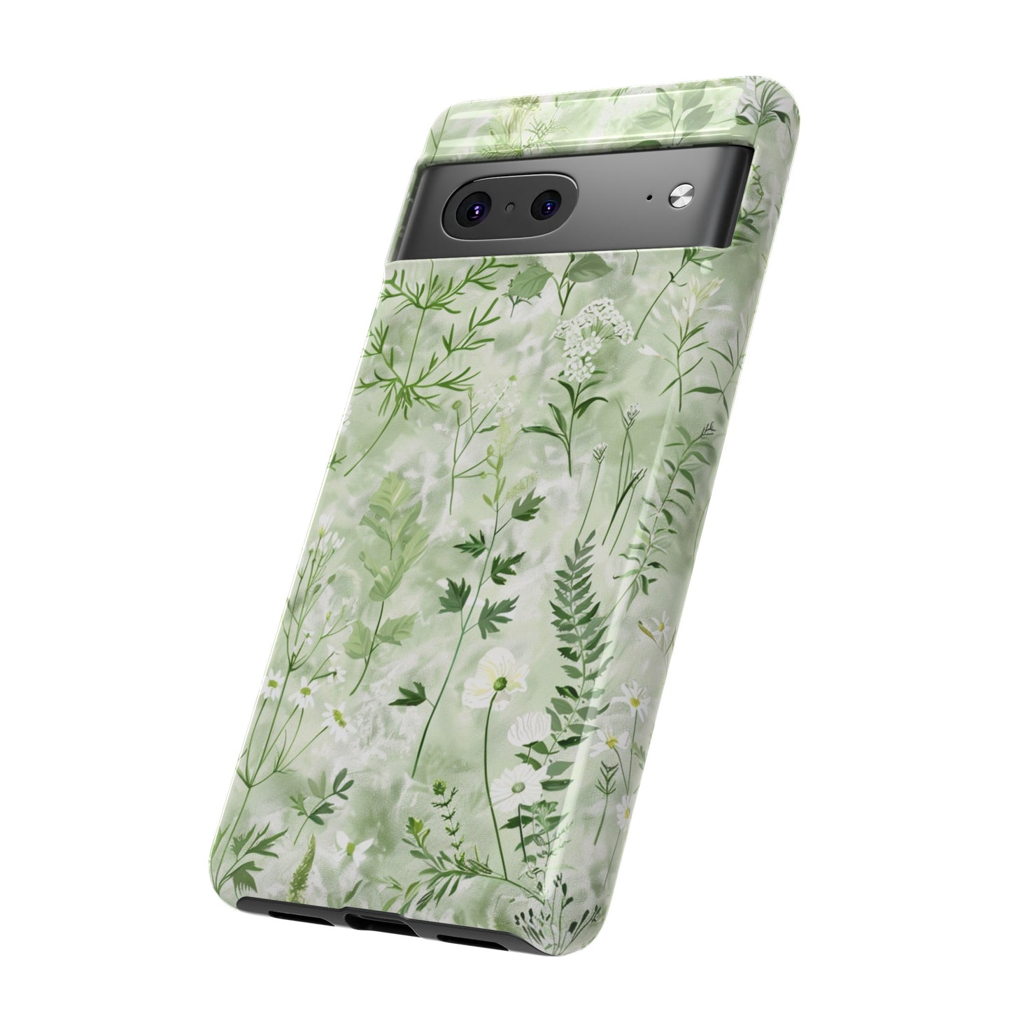 Floral Sage Green Wildflower Phone Case