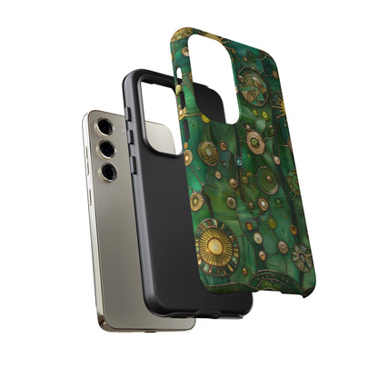 Green Celestial Stained Glass Mosaic Phone Case