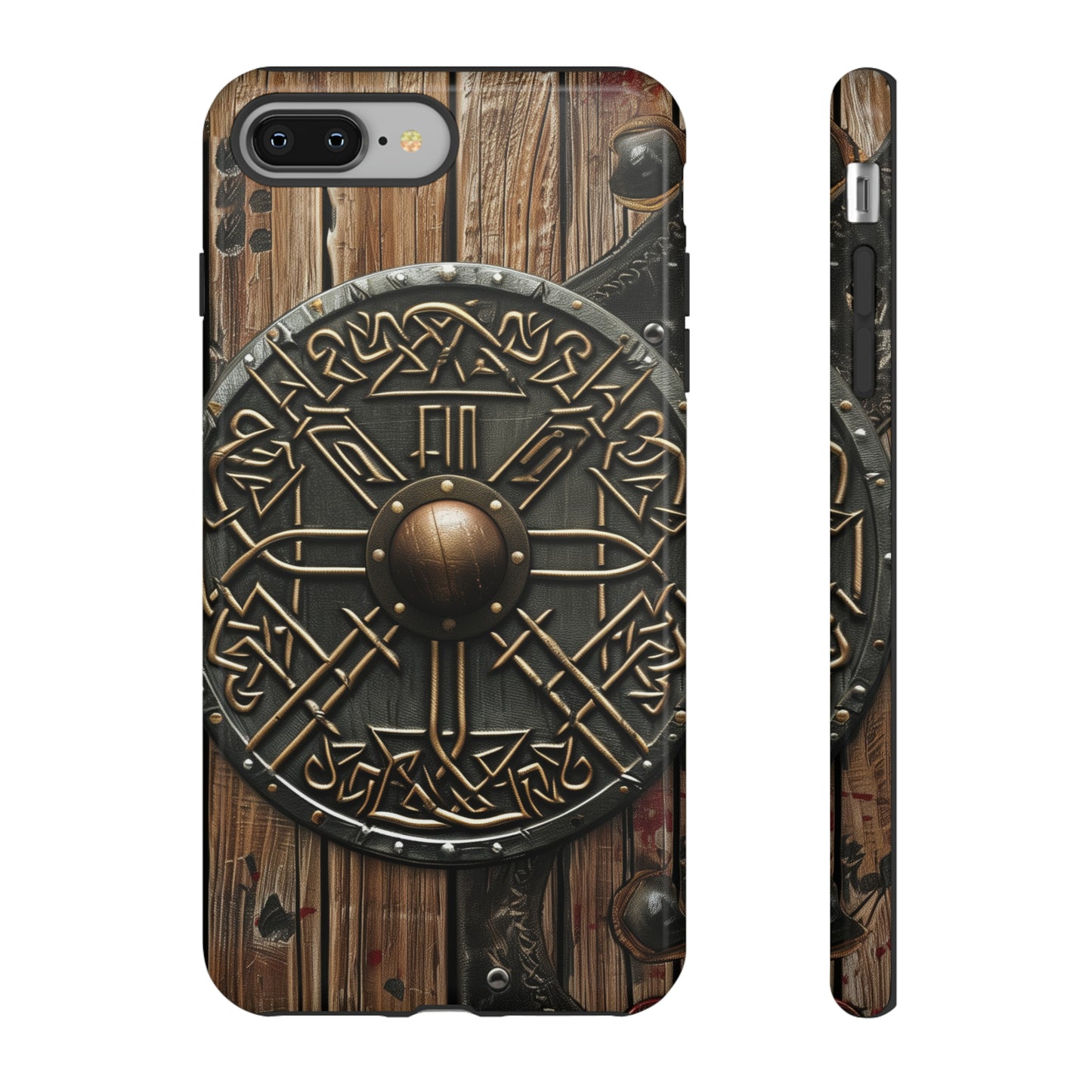 Intricate Viking Shield Design for iPhone 14 Pro Max