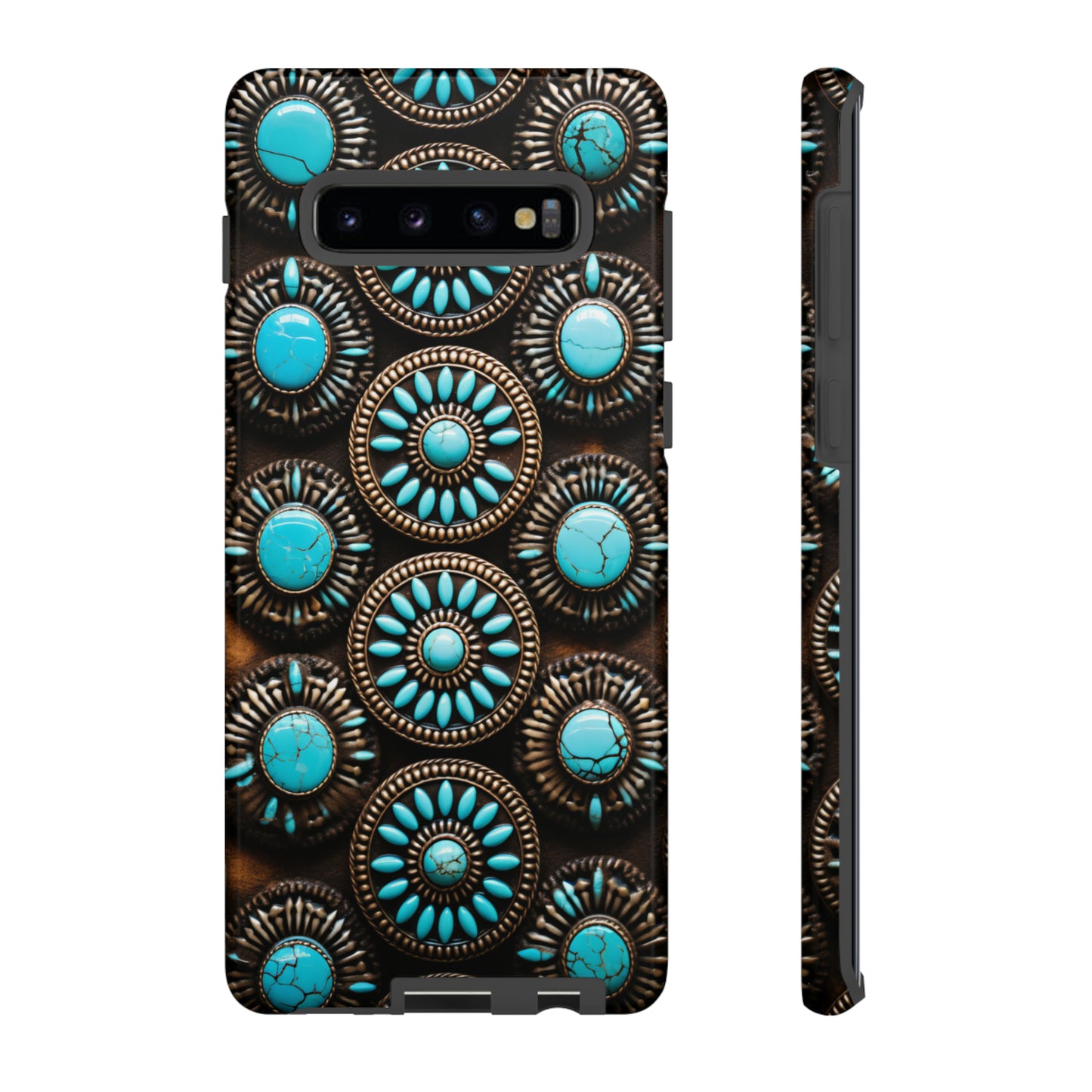 Vintage Navajo Native American Turquoise Concho Phone Case