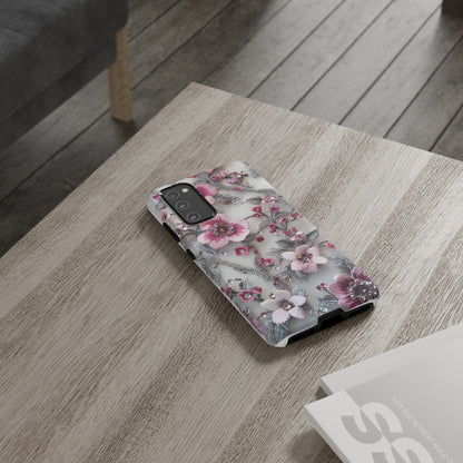 Coquette Aesthetic Floral Art iPhone 12 Case