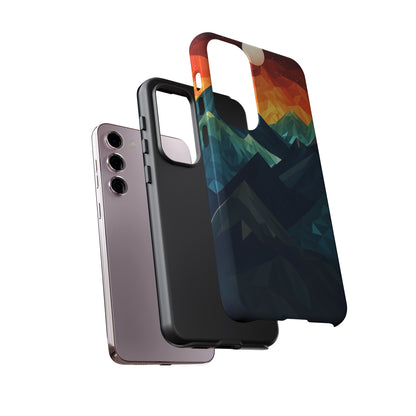 Mountain Abstract Tough Case | Embrace Nature's Beauty with a Durable Phone Case