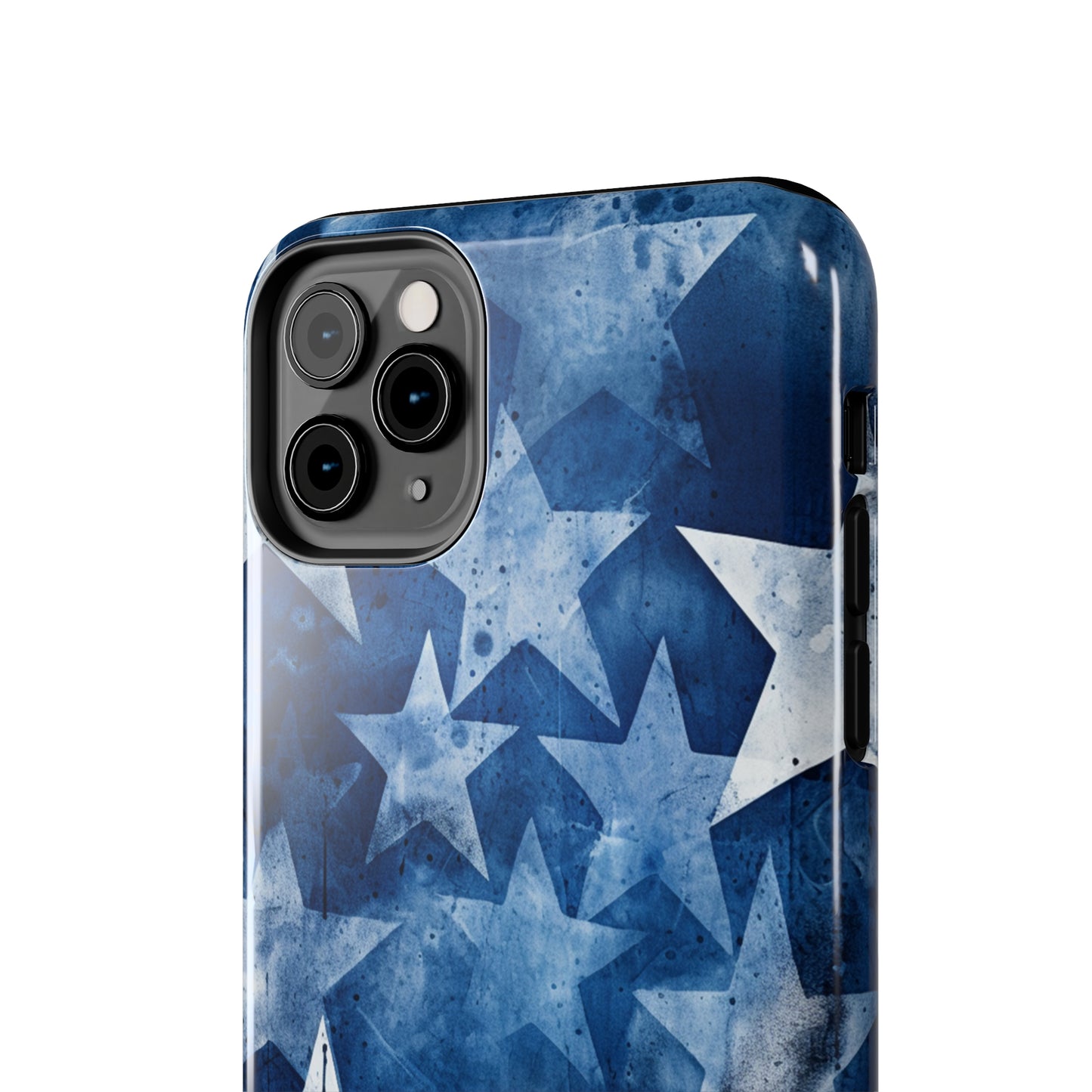 Starry Nights: Denim Dreams | Celestial Star-Patterned iPhone Case