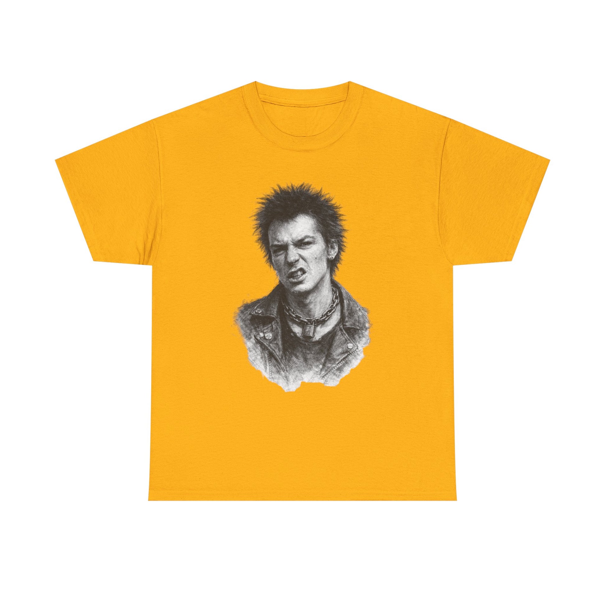 Punk rock inspired graphic tee featuring anarchist artwork