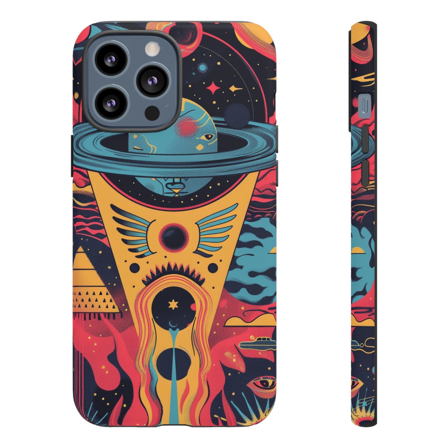 Cosmic Journey Space and Time Phone Case