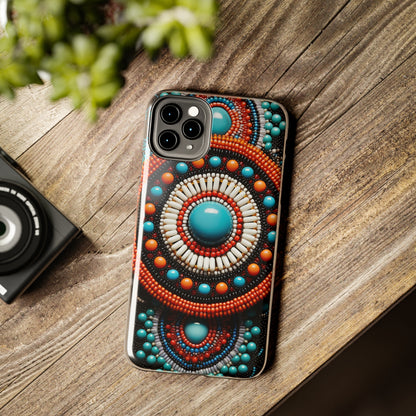 Native American Beadwork iPhone Case | Embrace Traditional Craftsmanship with Artistic Elegance