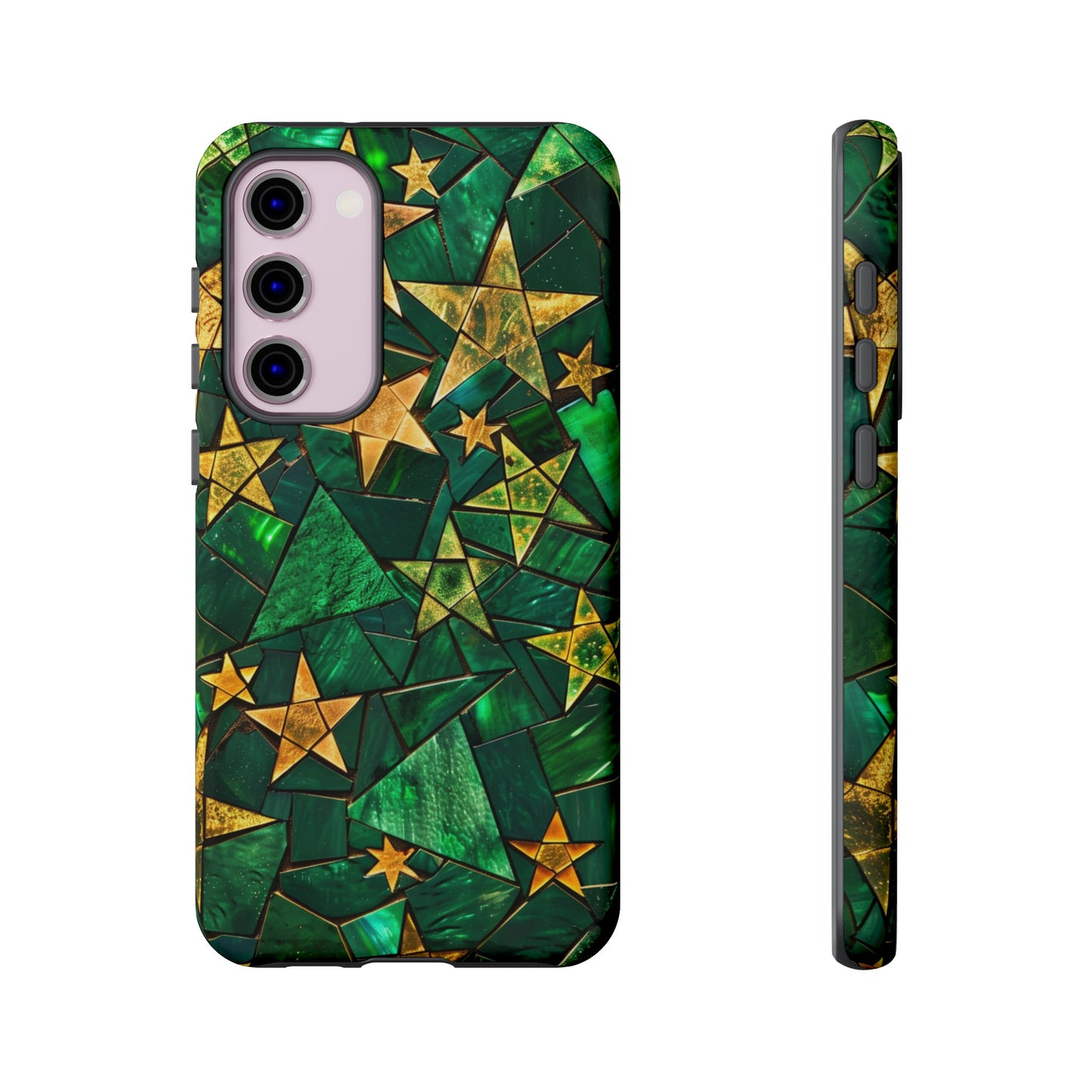 Green Celestial Stained Glass Mosaic Phone Case