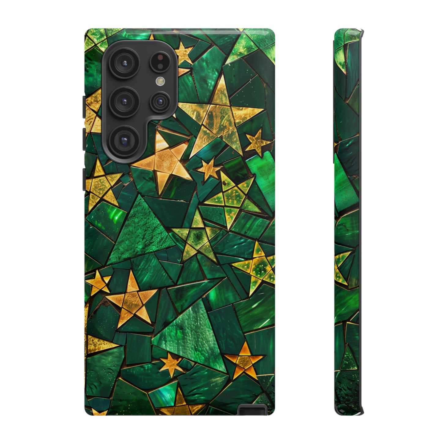 Green Celestial Stained Glass Mosaic Phone Case