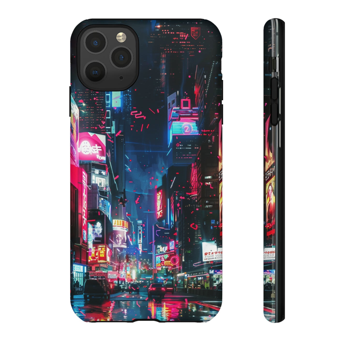 Cyberpunk Tokyo Cityscape Phone Case