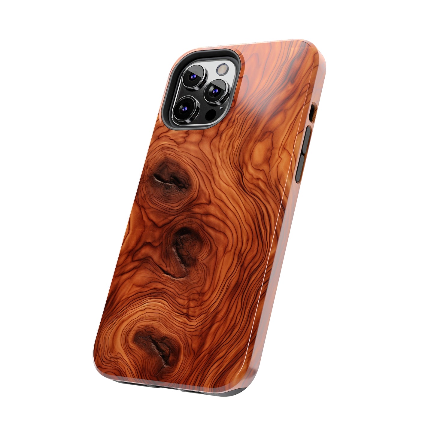 Elegant Timber: Faux Oak Wood Pattern | Dazzling Nature-Inspired iPhone Case