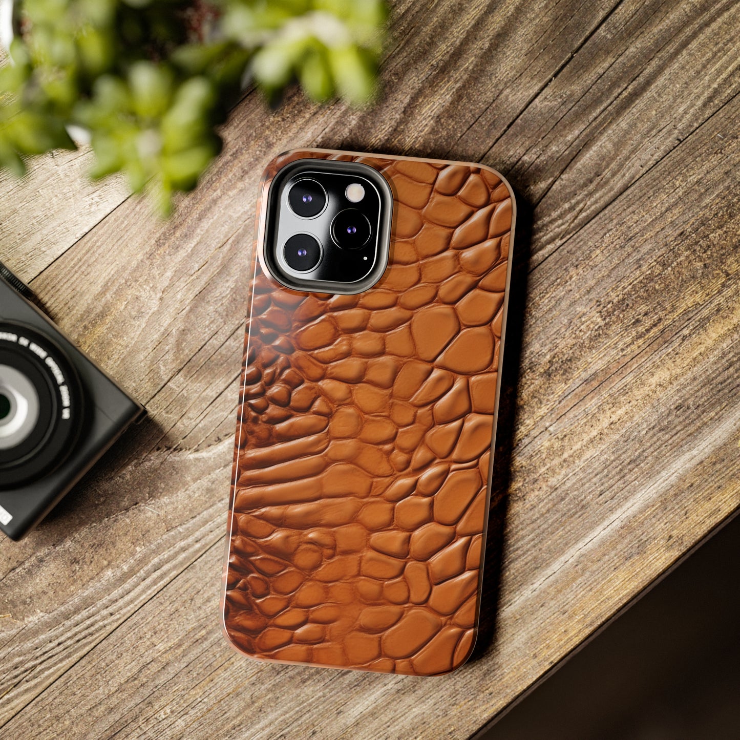 Faux Alligator Skin Textured look and style iPhone Case