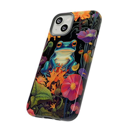 Floral Frogs Elegance Phone Case for Google Pixel, iPhone & Samsung Galaxy