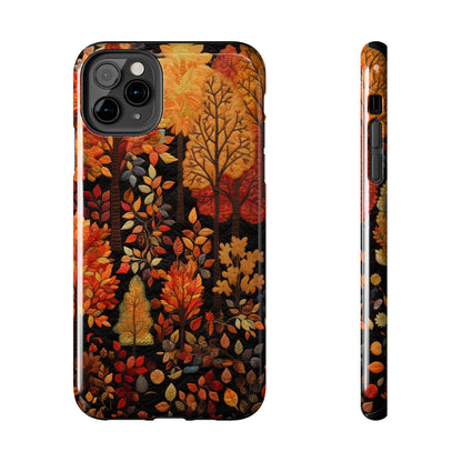 Forest Embroidered Style Phone Case