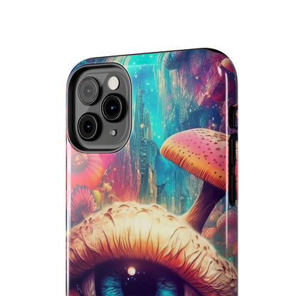 Eye of the Mushroom Psychedelic Art iPhone Case | Embrace the Trippy Enigma