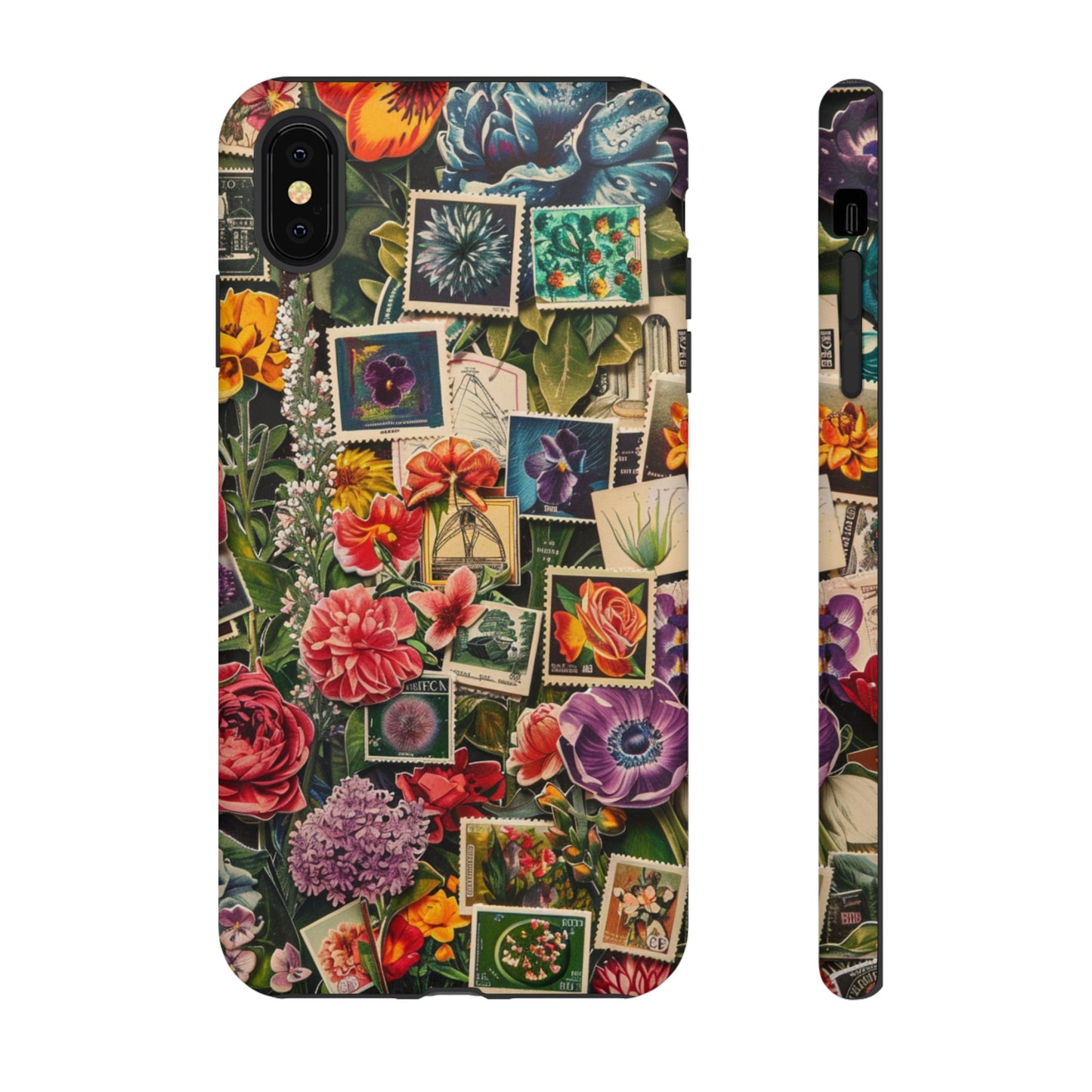 Vintage Floral Stamps Phone Case