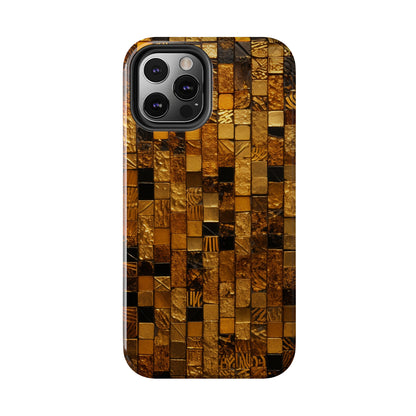 Golden Tile iPhone Case | Add Glamour and Elegance to Your Device