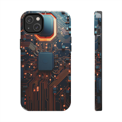 Neon Nexus: Cyberpunk Circuit Board | Futuristic Tech-Inspired iPhone Case