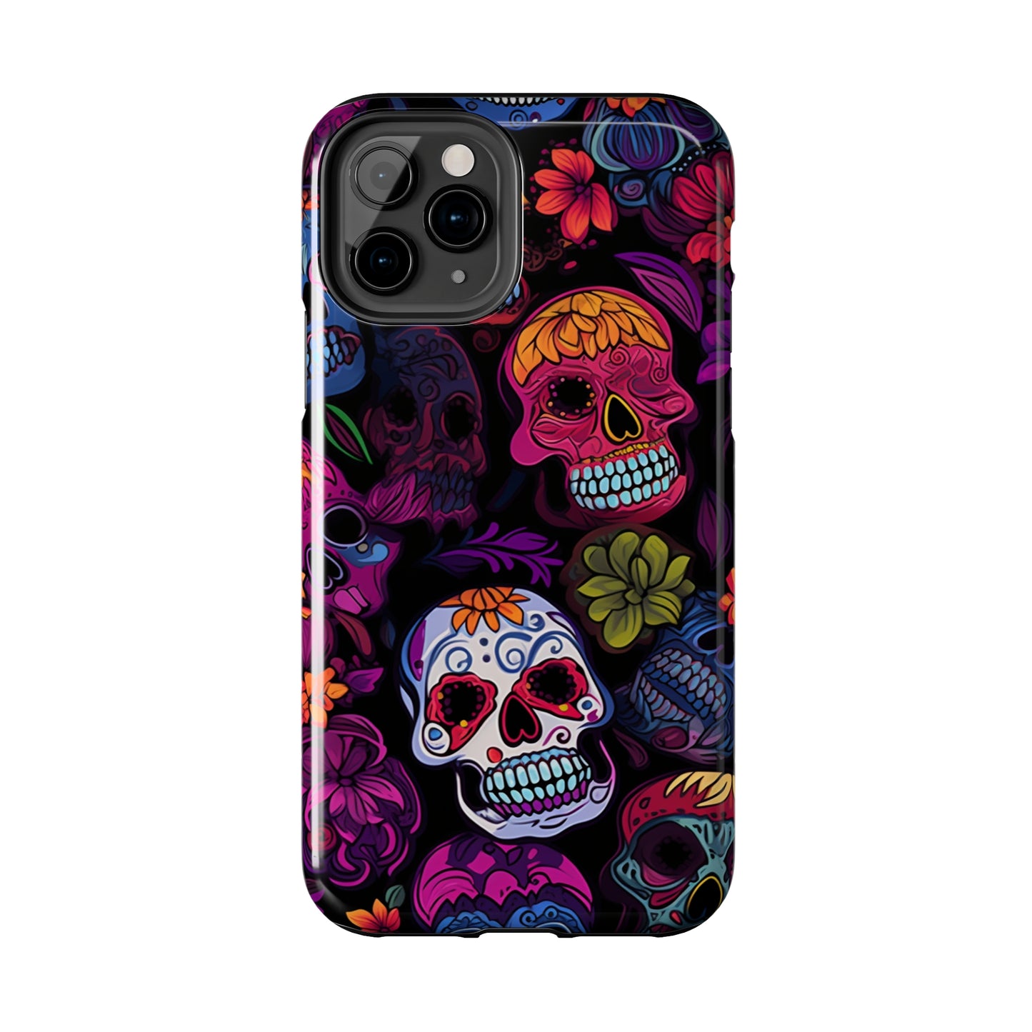 Sugar Skull iPhone Case | Day of the Dead Inspired Design for Halloween