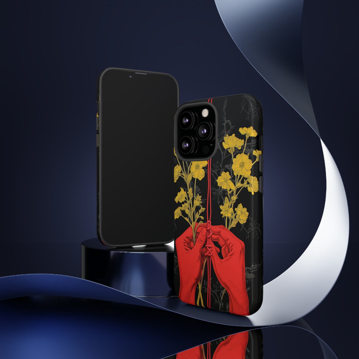 We Are All Connected Floral Phone Case