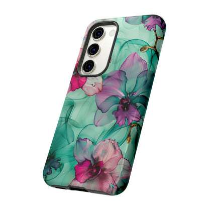 Watercolor Floral Orchids Phone Case