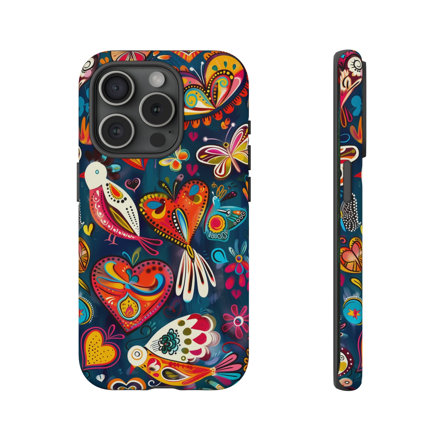 Bright Colorful Mexican Style Mural Painting Phone Case