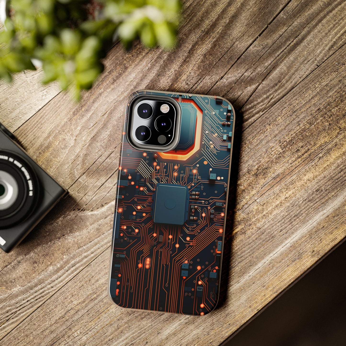 Neon Nexus: Cyberpunk Circuit Board | Futuristic Tech-Inspired iPhone Case