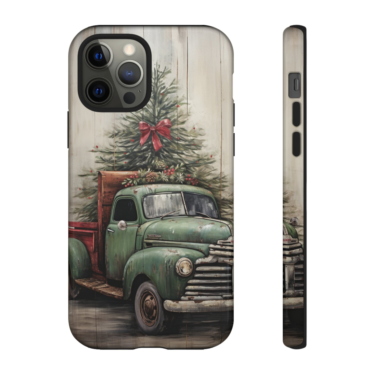 Christmas Pickup Truck Phone Case for iPhone