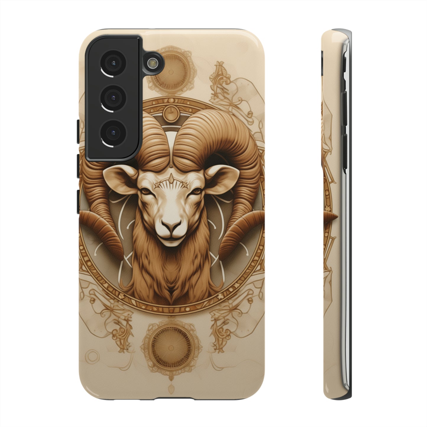 Aries Astrology Stained Glass Phone Case