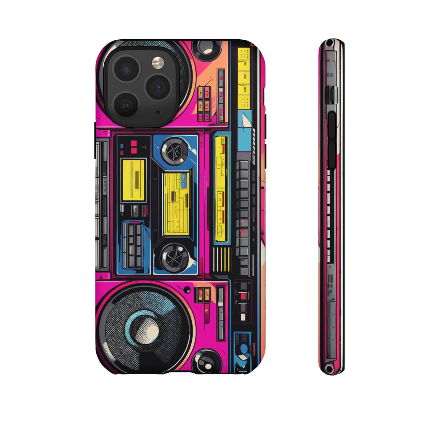 Boombox Hip Hop Music iPhone Case | Embrace Retro Vibes with Urban Beats for Google Pixel, iPhone, and Samsung Cases