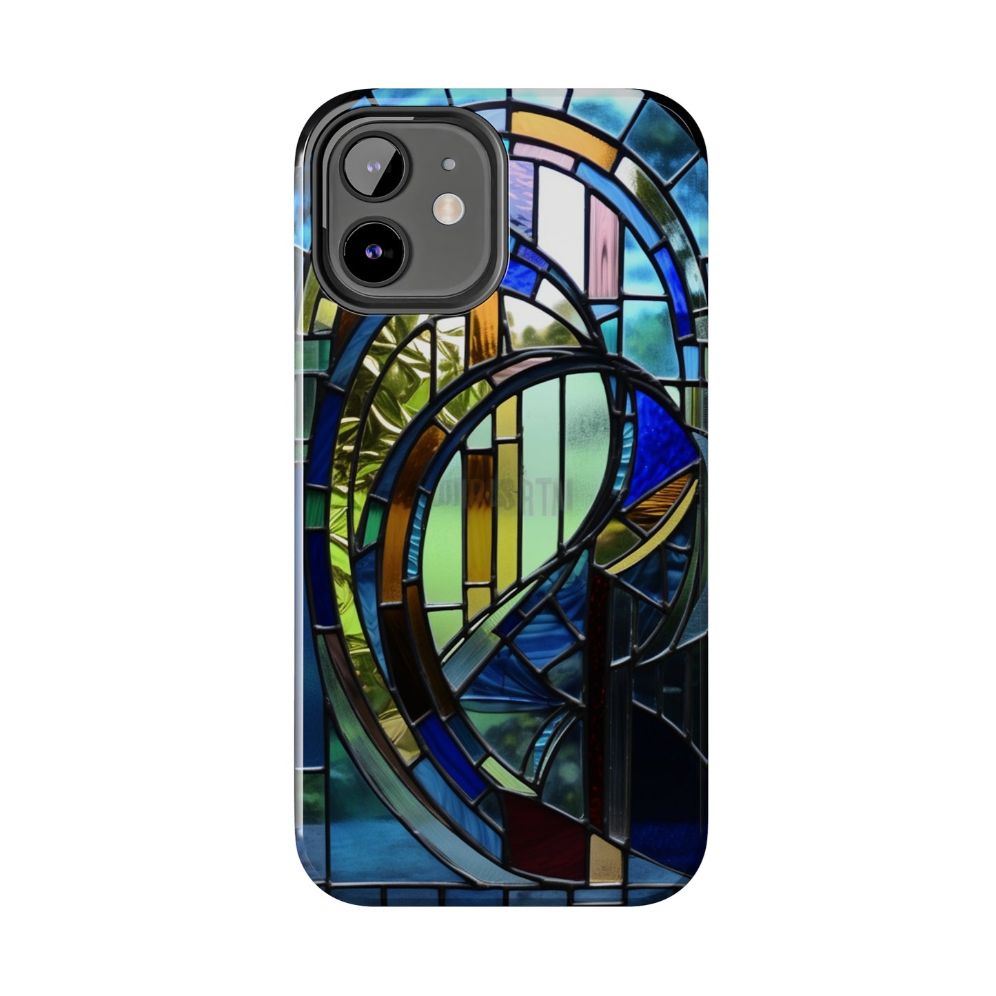 Stained Glass Floral: Art Deco Delight | Boho Chic Tough Case for iPhone & Samsung Galaxy Models