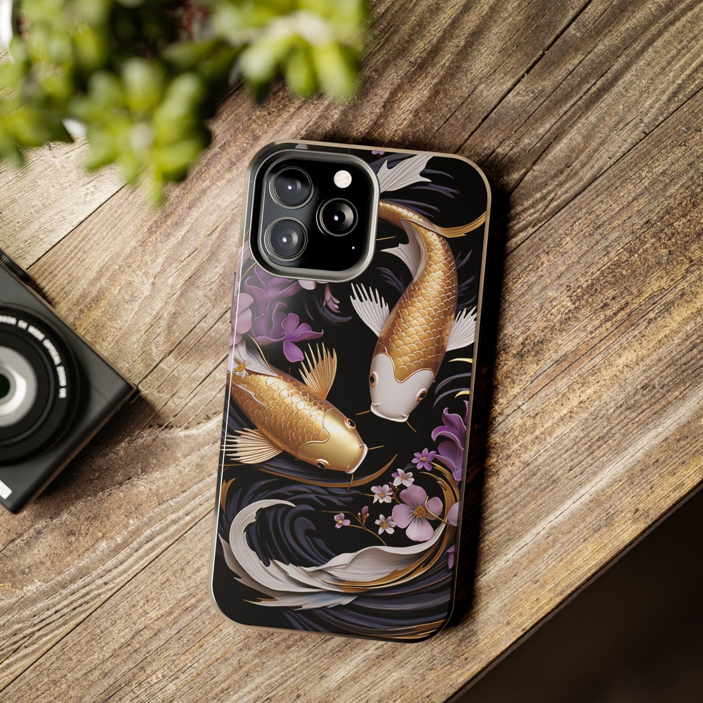 Graceful Flow: Koi Fish Inspired | Japanese Art Masterpiece iPhone Case