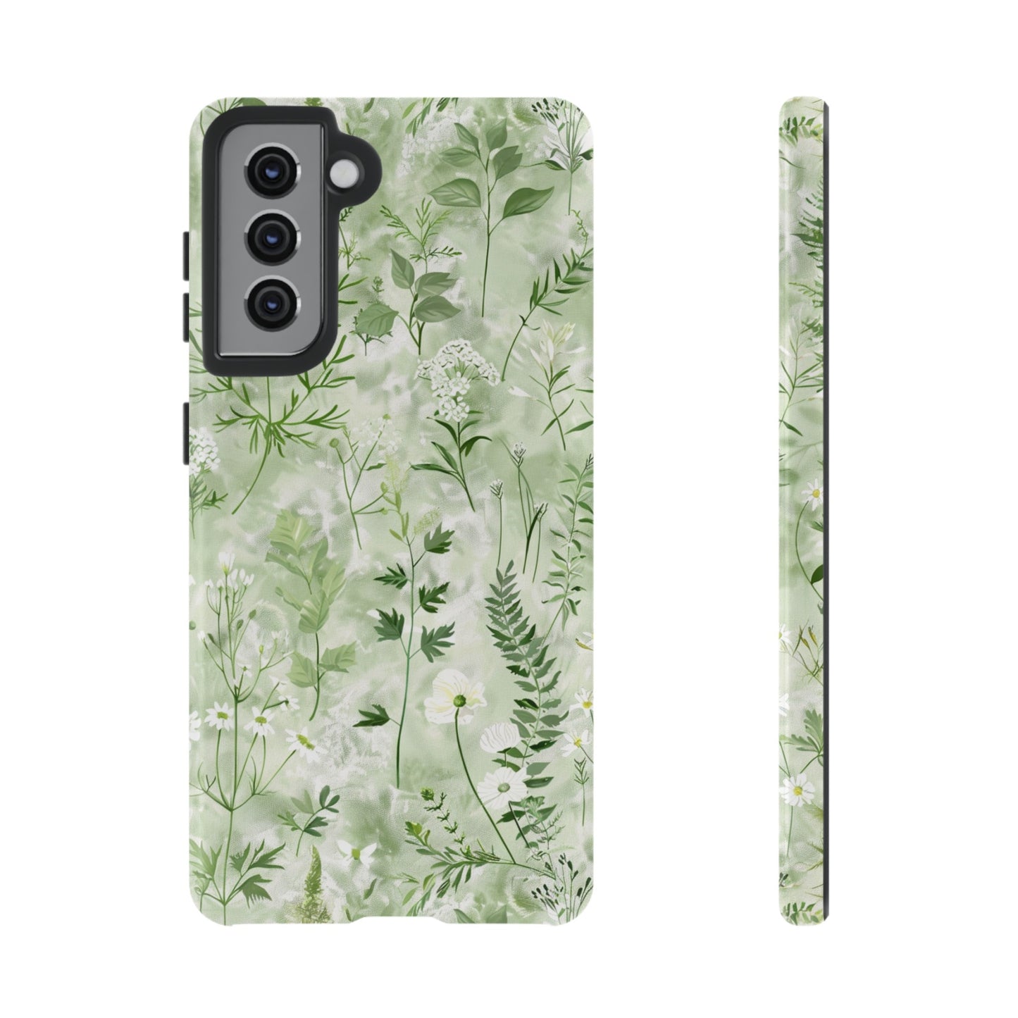 Floral Sage Green Wildflower Phone Case