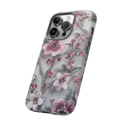 Coquette Aesthetic Floral Art iPhone 12 Case