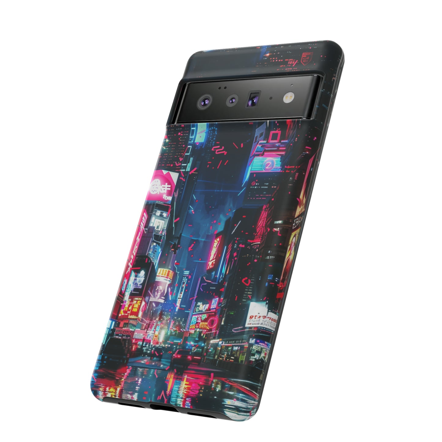 Cyberpunk Tokyo Cityscape Phone Case