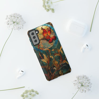 Art Nouveau Floral Full Moon Phone Case